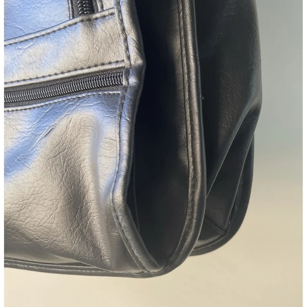 Men's Black Briefcase Laptop Bag